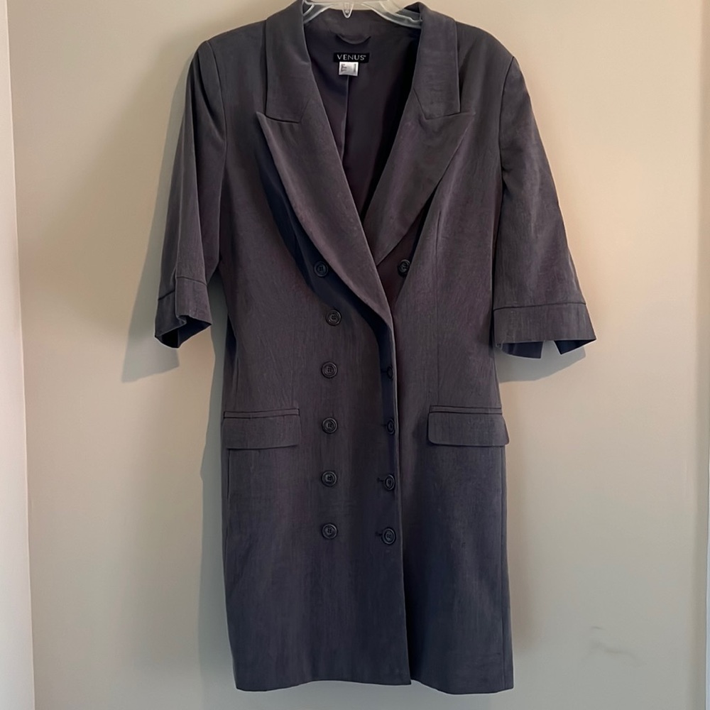 Grey Tuxedo Dress